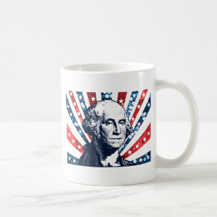 Mug séquin george washington