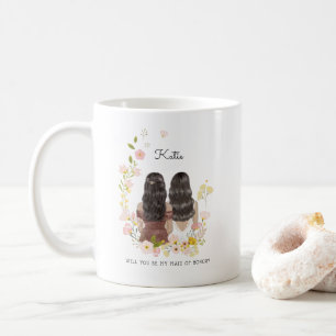 Mug Seras-tu ma demoiselle d'honneur Proposition C