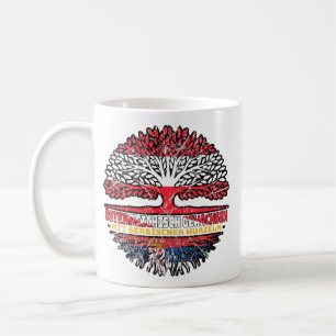 Mug Serbie Serbe Autriche Arbre