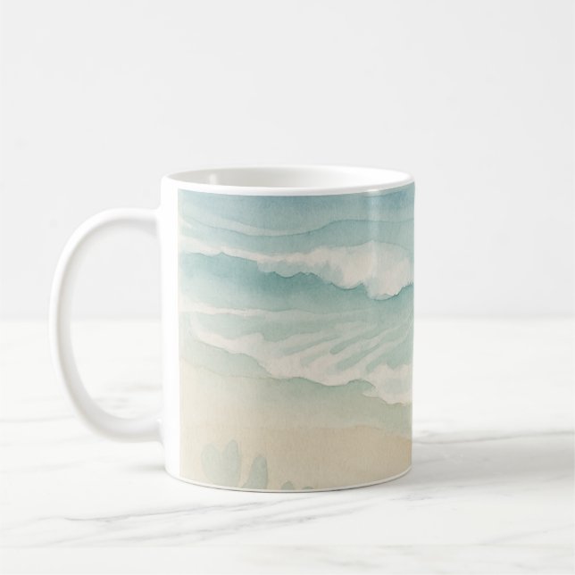 Mug Serene Ocean Artwork (Gauche)