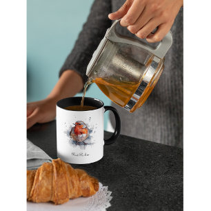 Mug Serene Robin, personnalisée