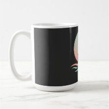 Serene Woman Silhouette in Pastel Waves