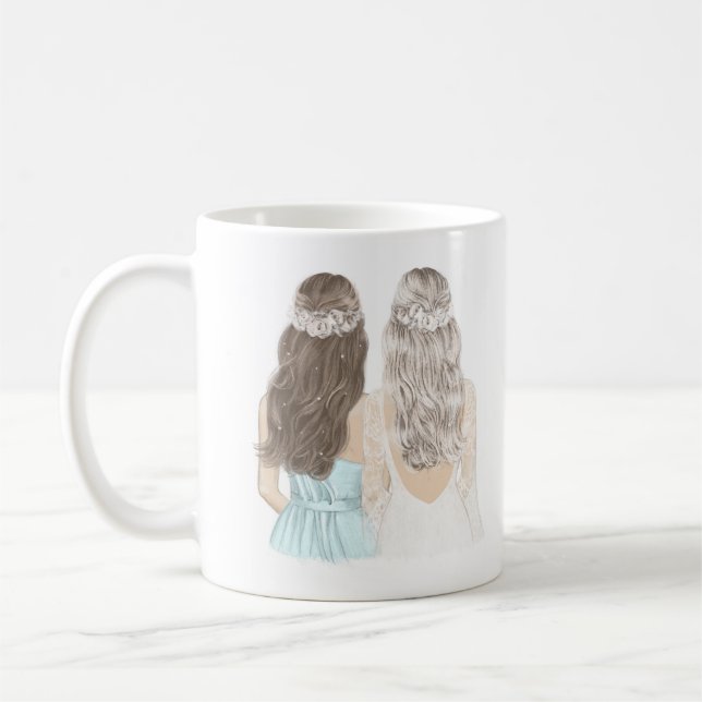 Mug Serez-vous ma bonne d'honneur meilleure amie muett (Gauche)