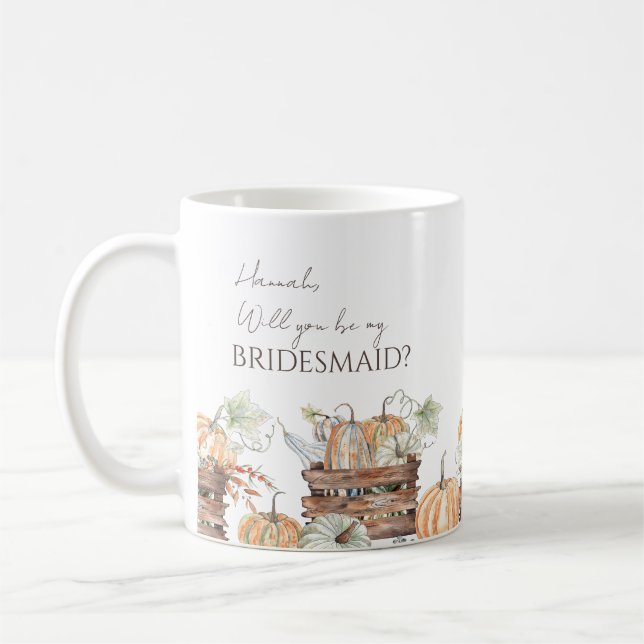 Mug Serez-Vous Ma Femme D'Accueil Personnalisée Chute  (Gauche)