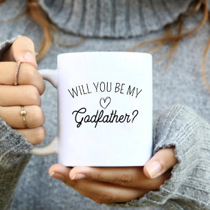 Mug Serez-Vous Mon Parrain ? Une mère simple à être