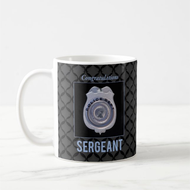 Mug Sergent aux Félicitations de promotion du départem (Gauche)