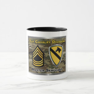 Mug Sergent instructeur de la 1re division de cavaleri