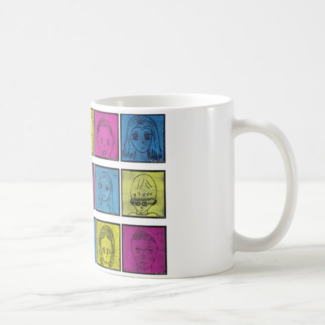 Mug Série 6 de Mangas (Droite)