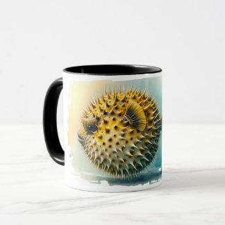 Mug - Série aquarelle : Poisson-fleur
