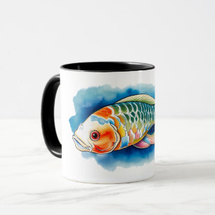 Mug - Série d'aquarelle : Koi Fish