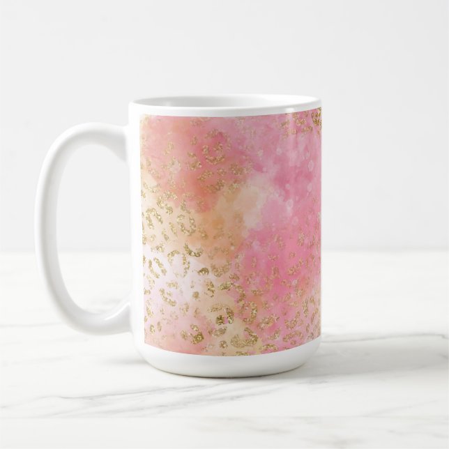 Mug Série de design Leopard Paint 13   (Gauche)