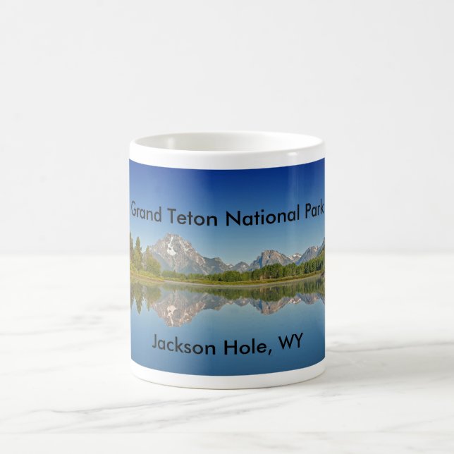 Mug Série grande 10 de parc national de Teton (Centre)