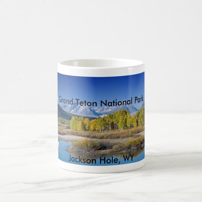 Mug Série grande 6 de parc national de Teton (Centre)