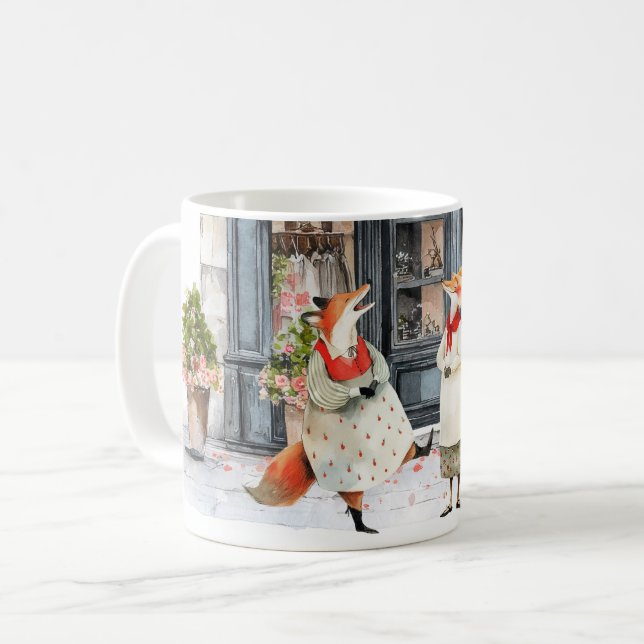 Mug Série La vie à Fox Town - Blagues idiotes (Devant gauche)