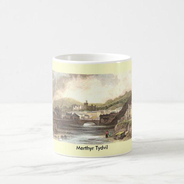 Mug Série pittoresque de Merthyr Tydvil Pays de Galles (Centre)