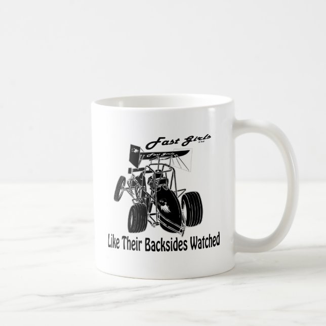 Mug Série rapide de voiture de sprint de sprints (Droite)