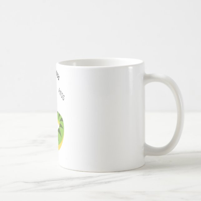 Mug Serpent Emoji mignon de sifflement (Droite)