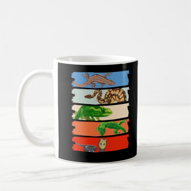 Mug Serpent Lizard Chameleon Reptile (Gauche)