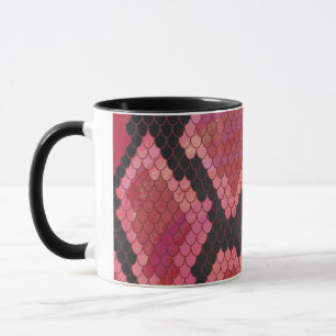 Mug Serpent noir et rouge