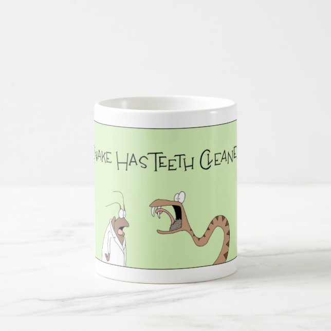Mug Serpent Se Nettoie Les Dents (Centre)