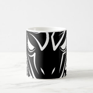 Mug Serpent tribal noir et blanc