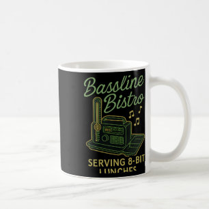 Mug Servant des déjeuners 8 bits Retro Neon Gamer Nouv