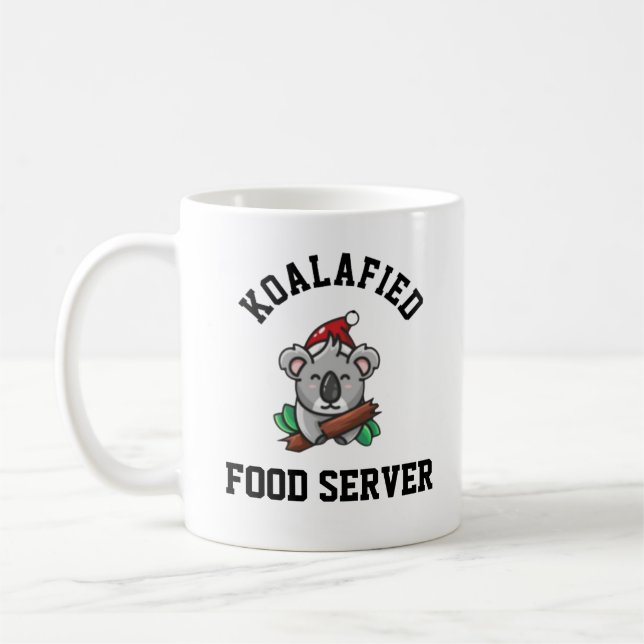 Mug Serveur alimentaire Koalafied (Gauche)