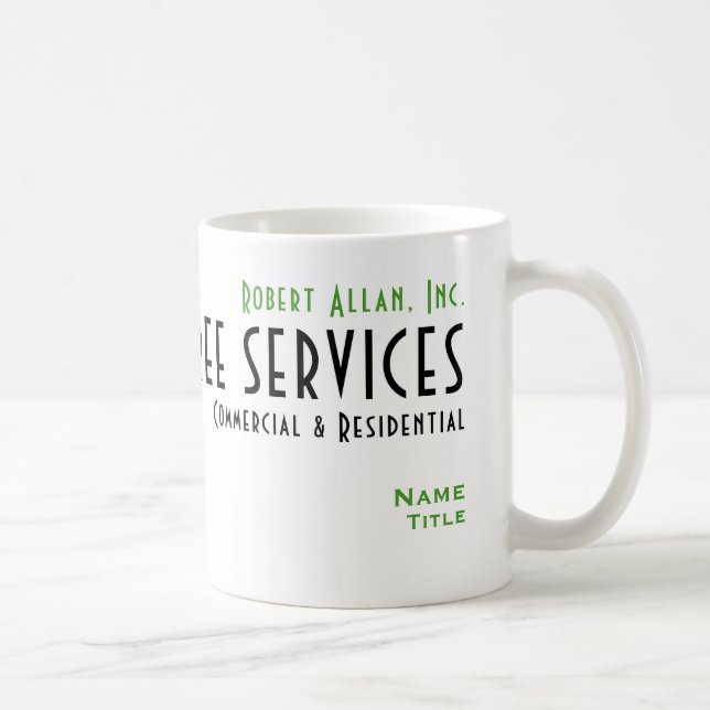 Mug Service d'arborescence professionnel (Droite)