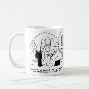 Mug Service de l'église mariage Vicar ne peut pas frot