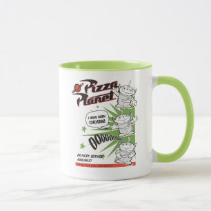Mug Service de livraison de pizza Planet Retro Graphis