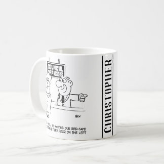 Mug Service des bandes rouges du conseil local