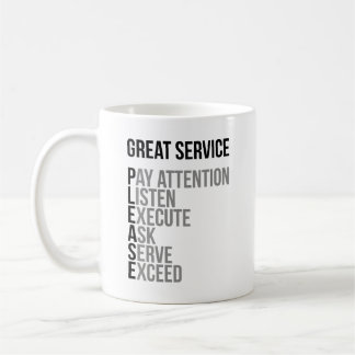 Mug Service excellent S'il vous plaît