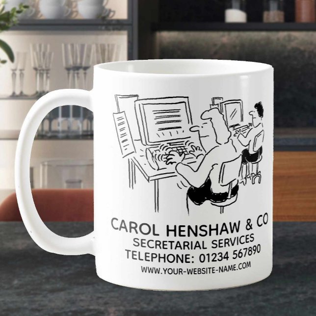 Mug Services de secrétariat Promotion commerciale (Créateur téléchargé)