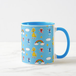 Mug Sesame Pals Rainbow Doodley Motif