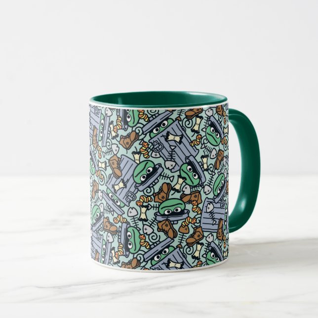 Mug Sésame Sésame | Oscar le Motif de groupe (Devant droit)