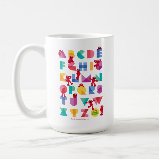 Mug Sesame Street | Alphabet d'Elmo (Gauche)