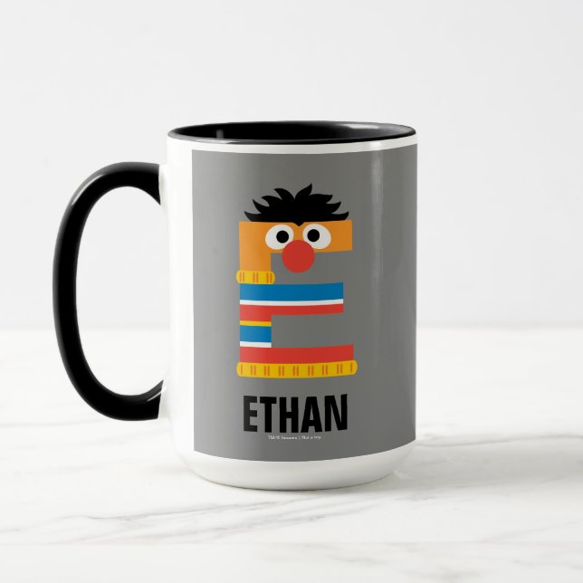 Mug Sesame Street | E est pour Ernie (Gauche)