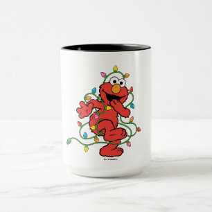Mug Sesame Street   Lumières de Noël d'Elmo