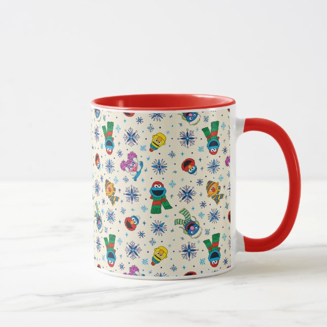 Mug Sesame Street Noël Snowflake Motif (Droite)
