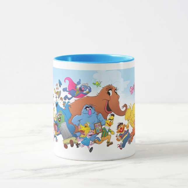 Mug Sesame Street Run ! Illustration de caractère (Centre)