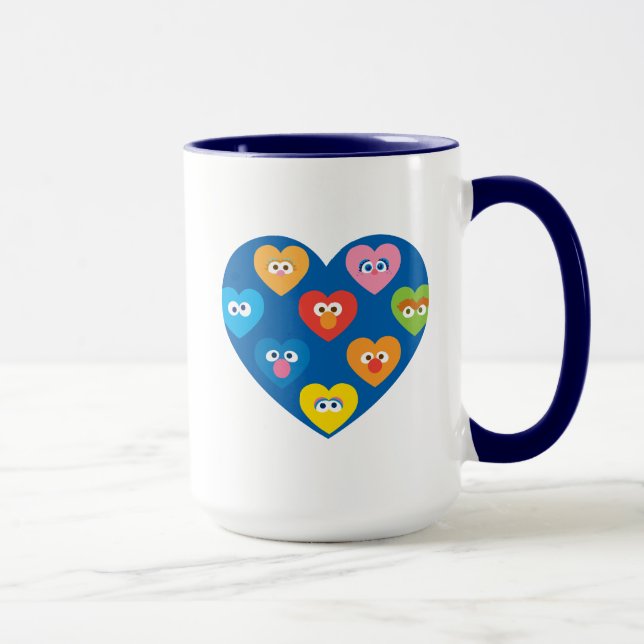 Mug Sesame Street Valentine Hearts Motif (Droite)