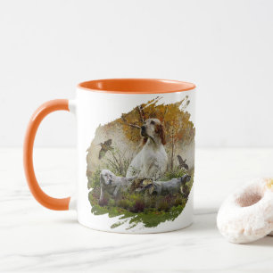 Mug Set anglais avec faisans, art