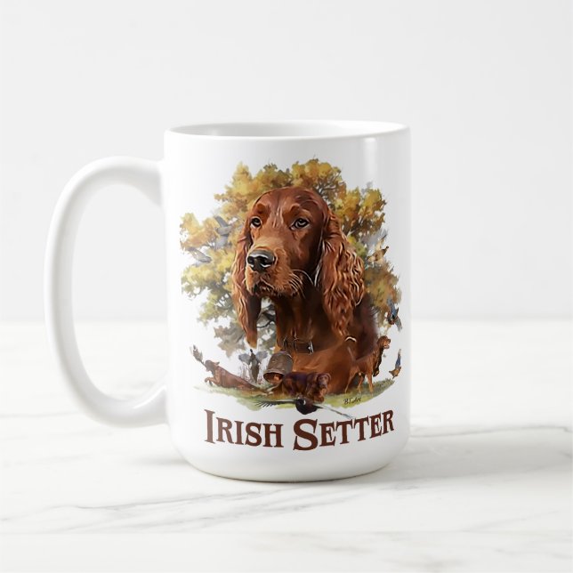 Mug Setter irlandais - Oiseau Dog Ultimate Upland (Gauche)