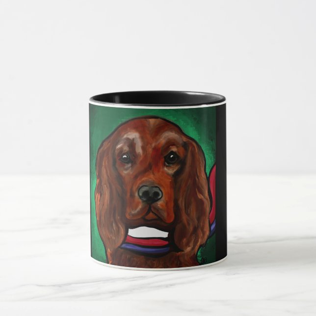 Mug Setter rouge irlandais (Centre)
