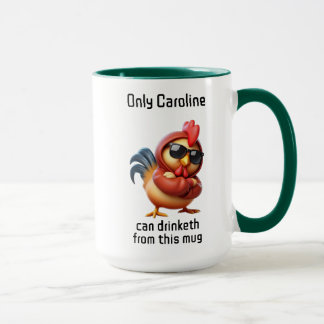 Mug Seul le nom personnalisable peut boire à partir de