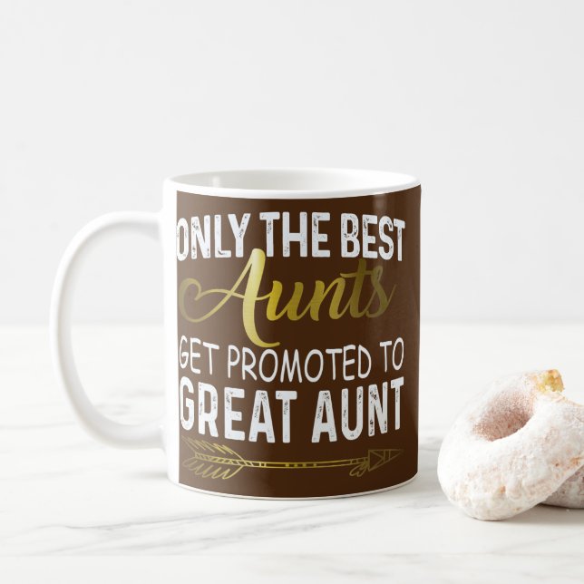 Mug Seules Les Meilleures Tantes Sont Promues À Grande (Avec donut)