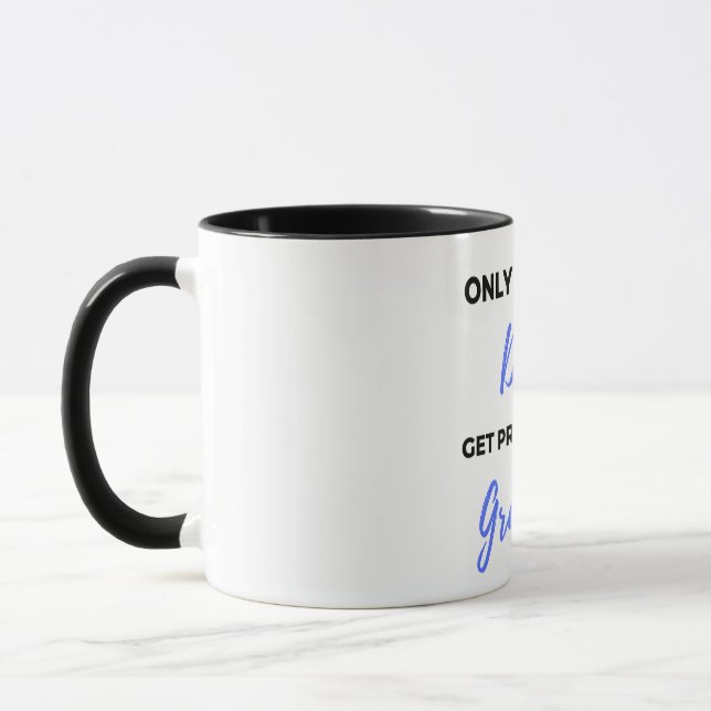 Mug Seuls Les Meilleurs Dads Sont Promus À Grand-Père  (Gauche)
