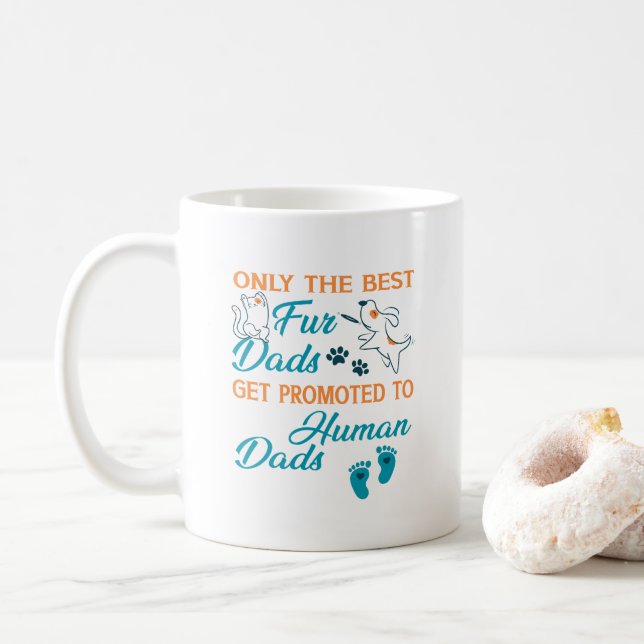 Mug Seuls Les Meilleurs Draps De Fourrure Sont Promus  (Avec donut)