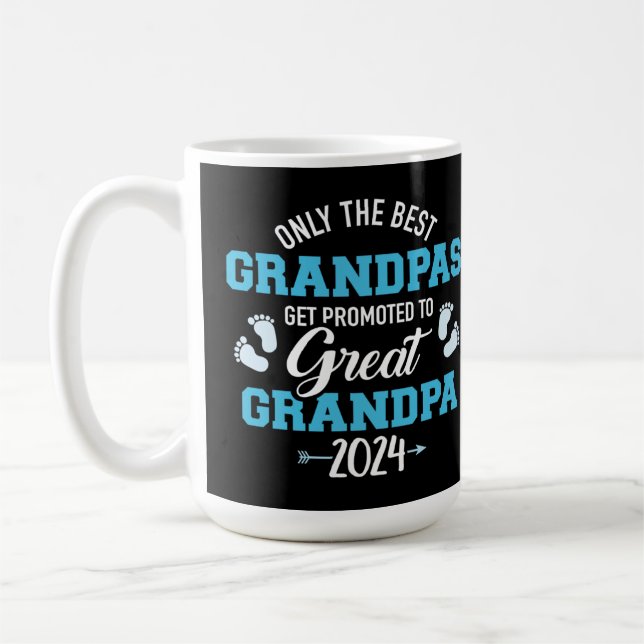 Mug Seuls Les Meilleurs Grandpas Sont Promus À Grand G (Gauche)