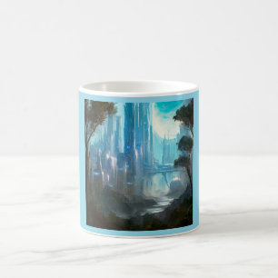 Mug SF - Ville sur la planète forestière 2